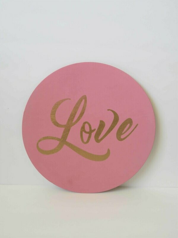 12" Round Love