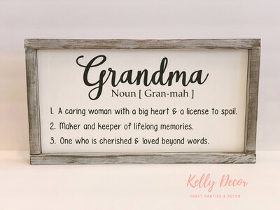 Grandma Noun Sign
