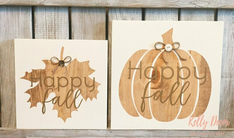 Happy Fall Leaf/Pumpkin Kit