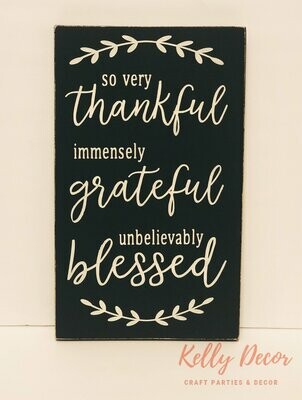 Thankful -Grateful -Blessed Kit