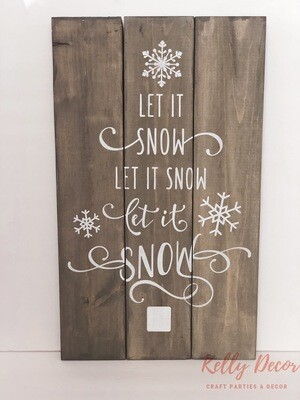 Let It Snow Pallet