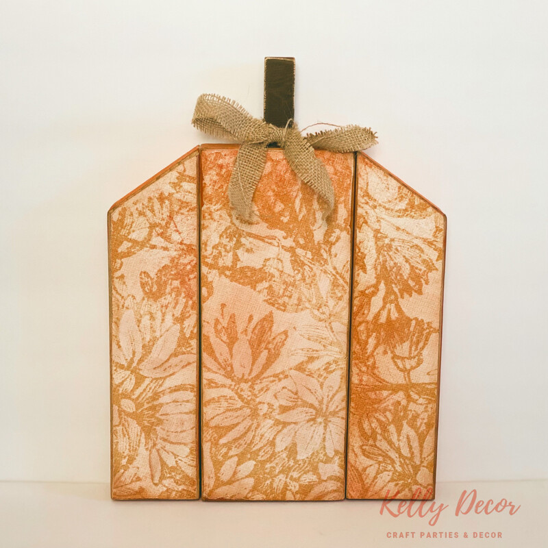 Wood Pumpkin (3 Pieces)
