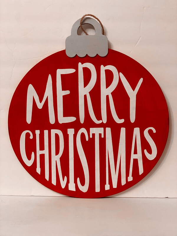 Large Wooden Ornament