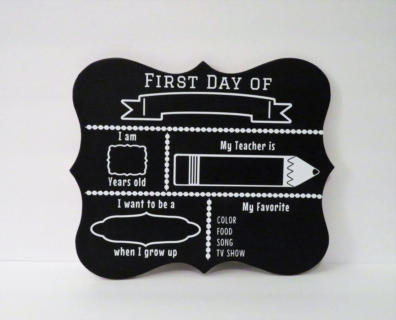 Back to School Chalkboard Sign