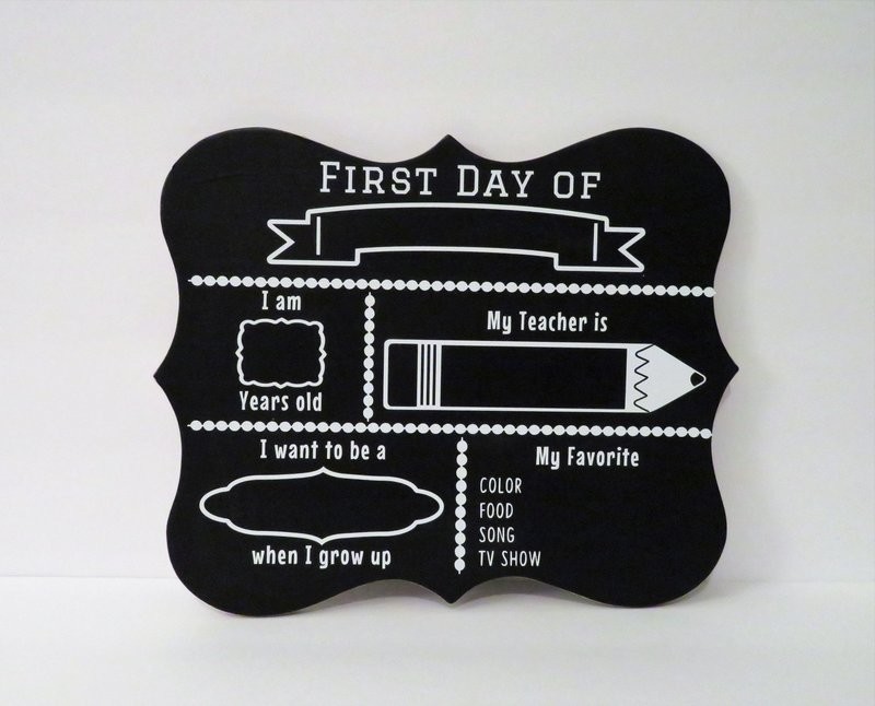 Back to School Chalkboard Sign
