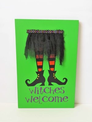 Witches Welcome Sign