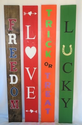 5 foot Reversible Porch Sign