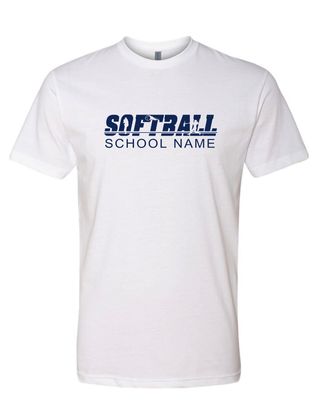 Softball with Silhouettes Softball with Silhouettes