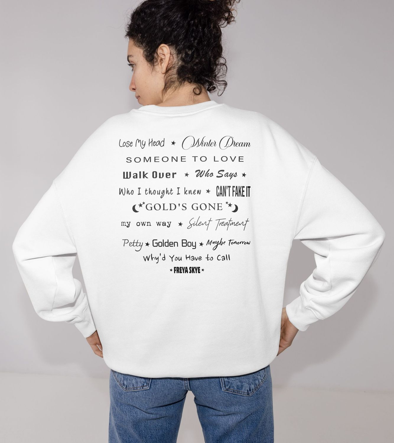 Freya Skye Song List Shirt Freya Skye Song List Shirt