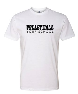 Volleyball with Player Silhouettes Volleyball with Player Silhouettes