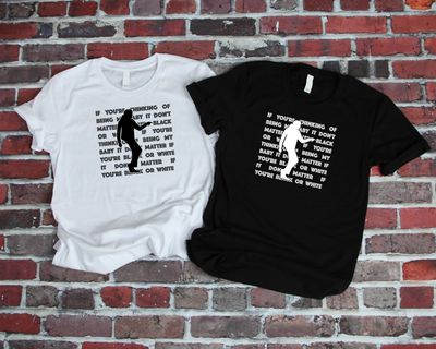 Black or White with MJ Silhouette