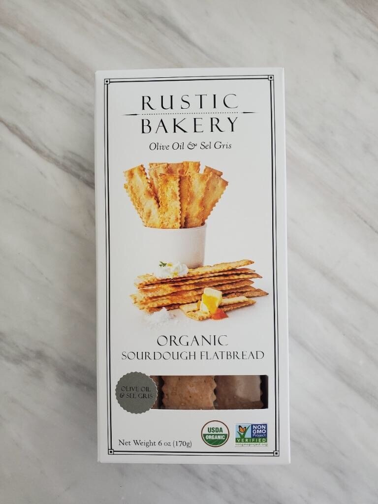 Rustic Bakery Olive Oil & Sel Gris Organic Flatbread