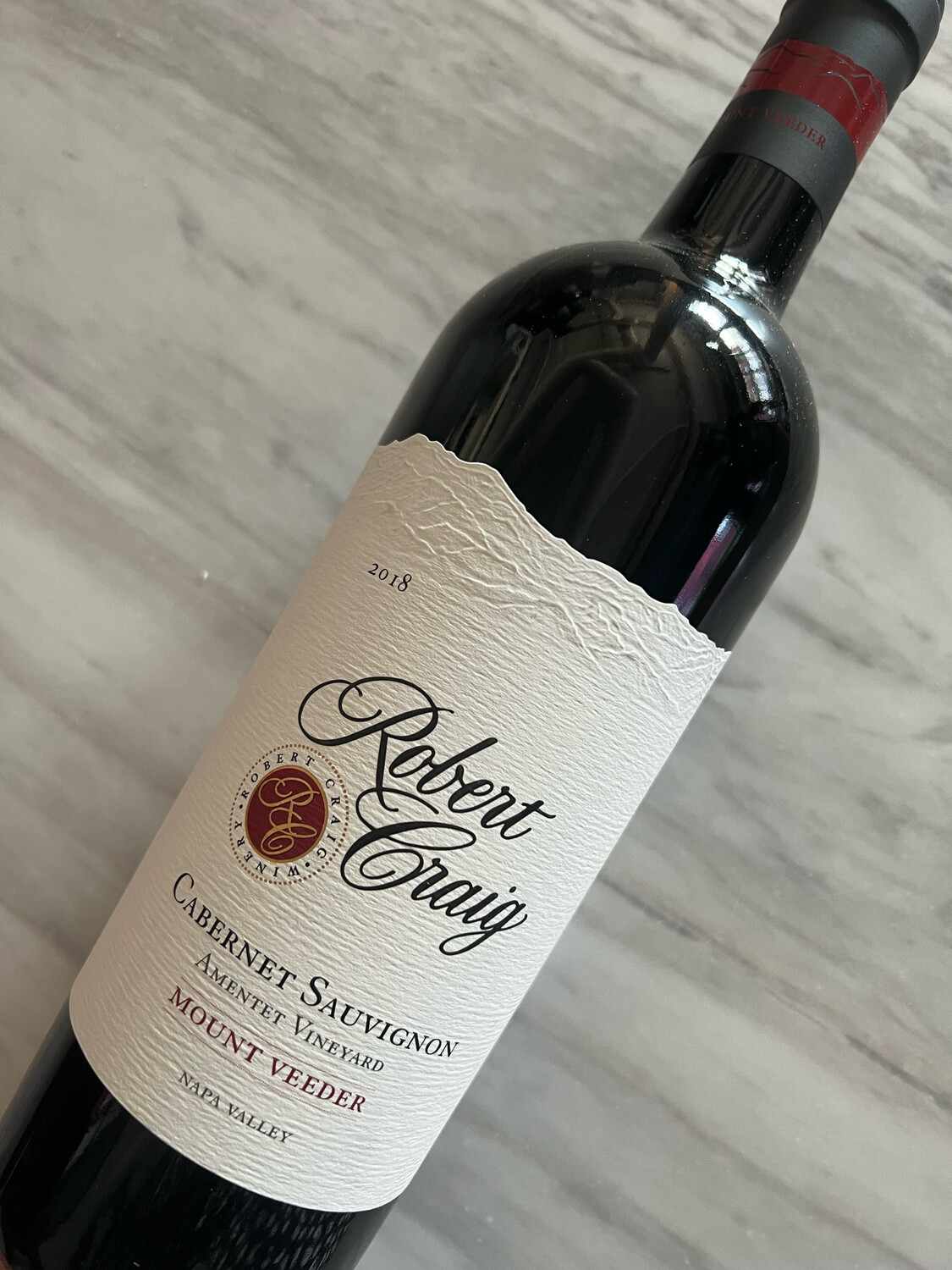 Robert Craig Winery “Amentet Vineyard” Cabernet Sauvignon, Mount Veeder 2018