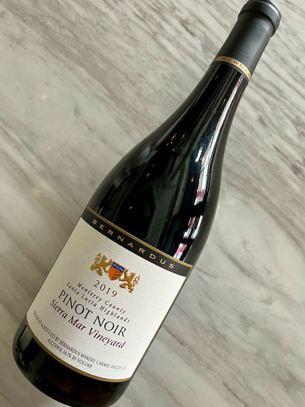 Bernardus “Sierra Mar Vineyard” Pinot Noir, Santa Lucia Highlands 2019