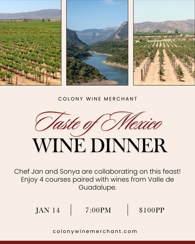 Taste Of Mexico Wine Dinner