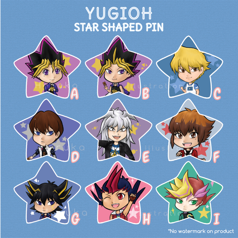 Yu-gi-oh star buttons