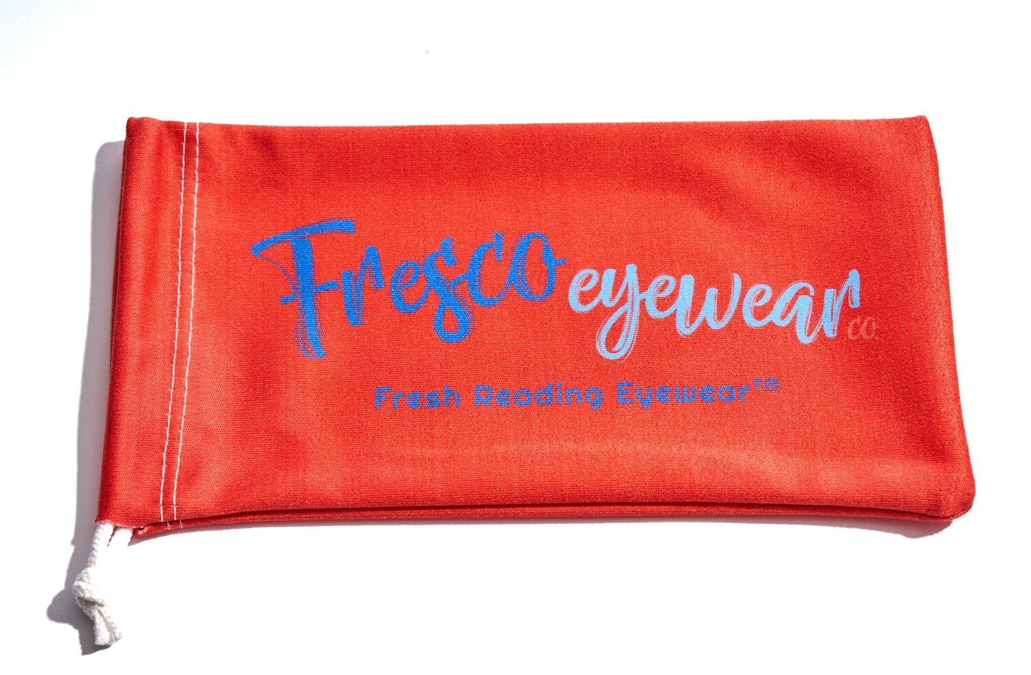 Fresco Eyewear™  Drawstring Pouch-Tangerine