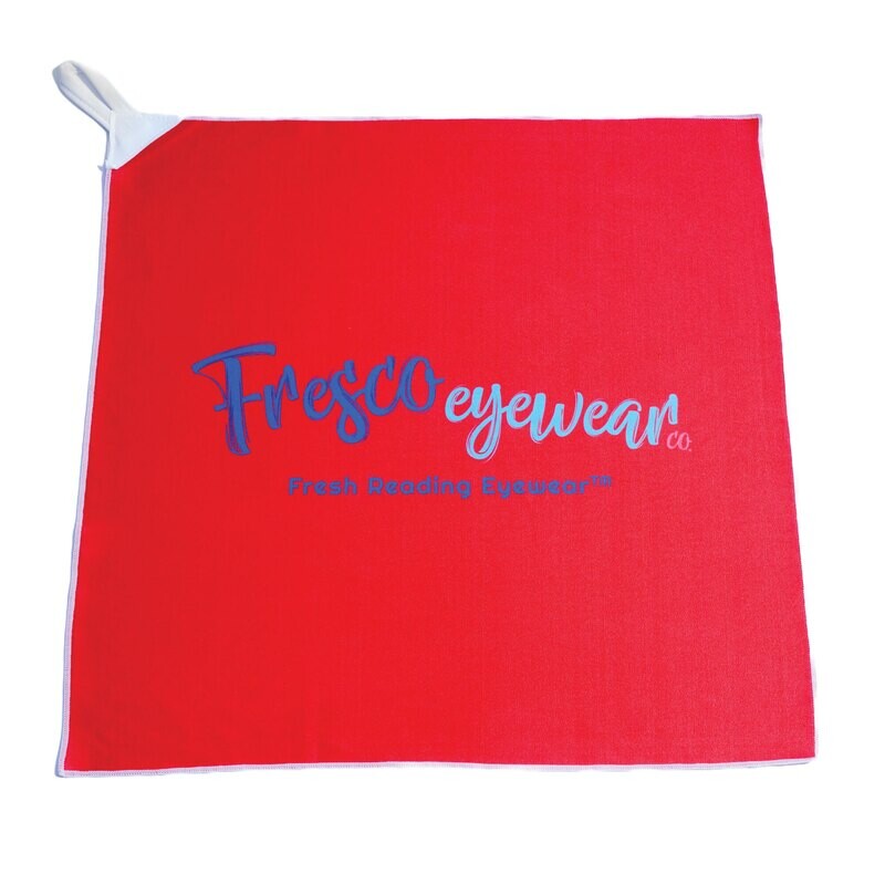 Fresco Eyewear™  Cleaning Cloth-Tangerine