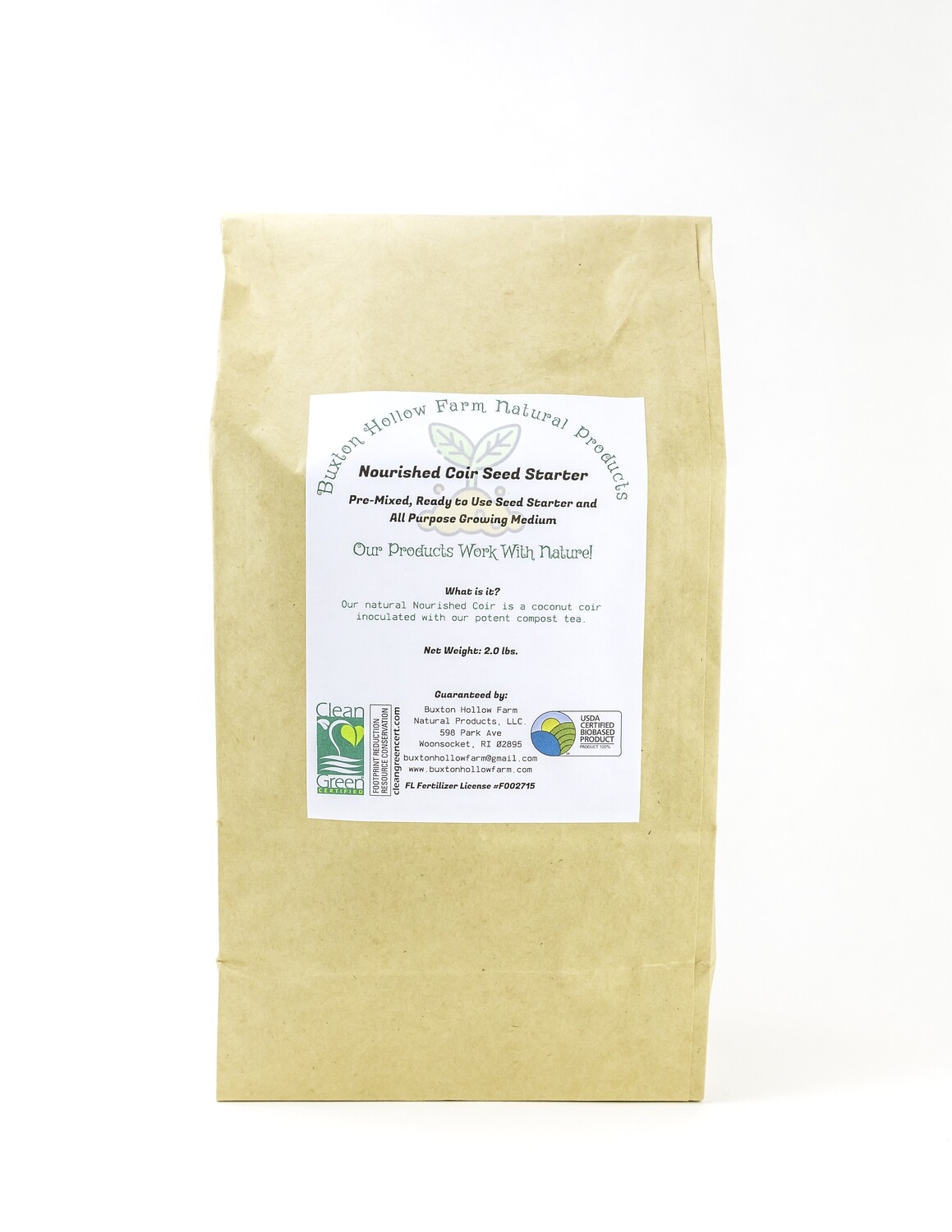 Buxton Hollow Farm Nourished Coir Seed Starter