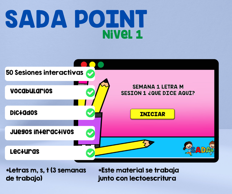 Sada point de la semana de la 1 a la 3