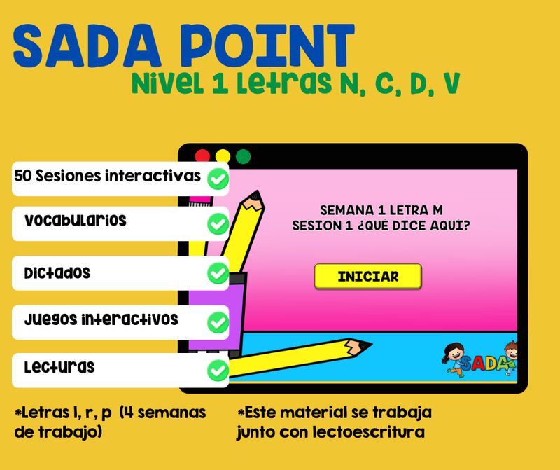 Sada point de la semana  7 a la 10