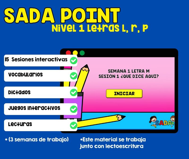 Sada Point de la semana 4 a la 6