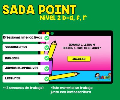 Sada Point Nivel 2 semana de la 11 a la 13