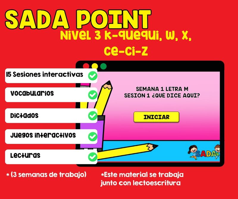 Sada Point Nivel 3 semana de la  20 a la 22