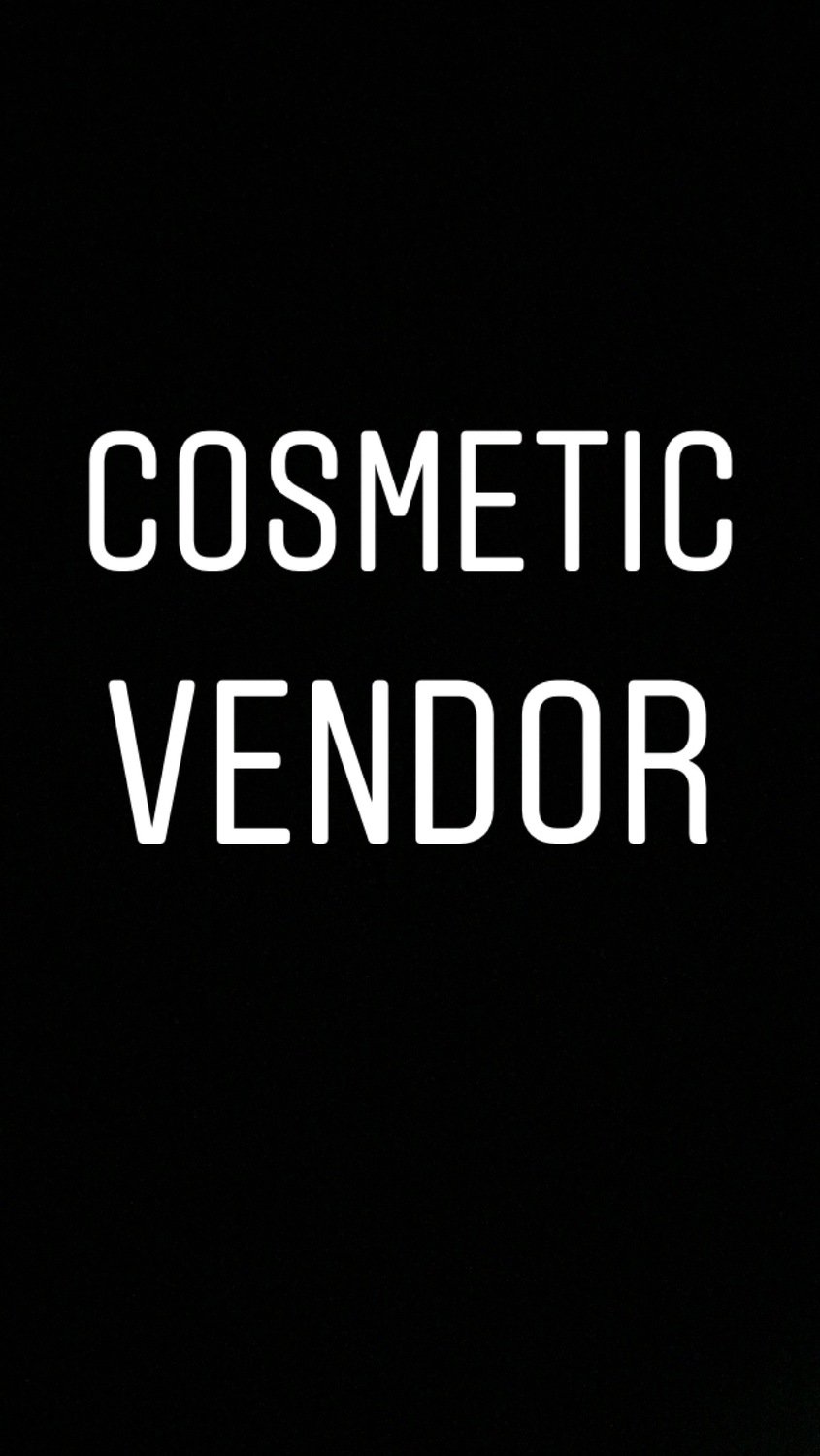 Cosmetic Vendors