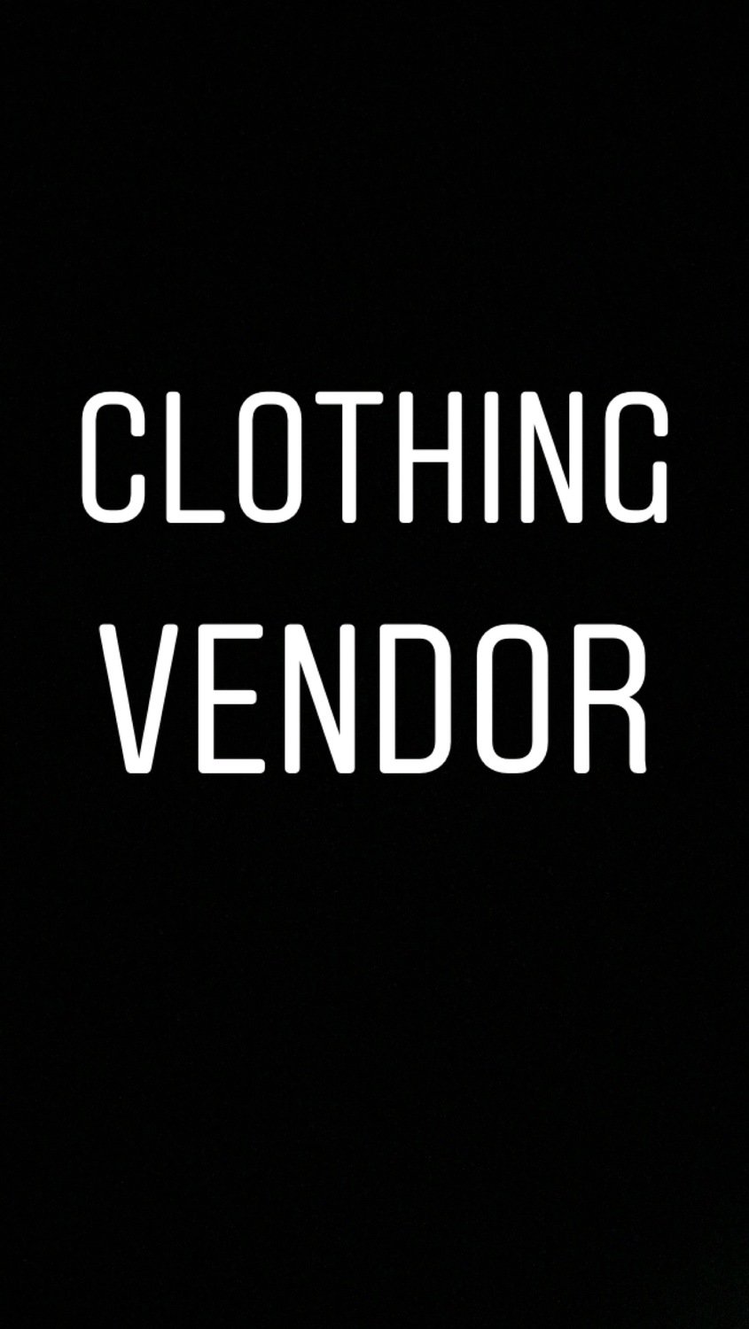 Clothing Vendors