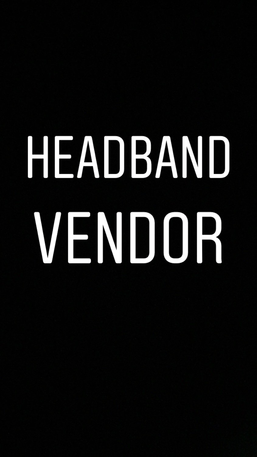Headband Vendors