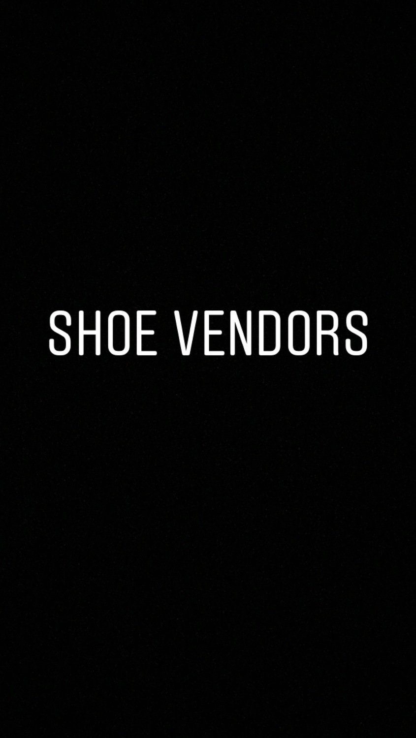 Shoe vendors