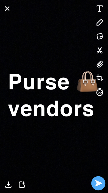 Purse Vendors 