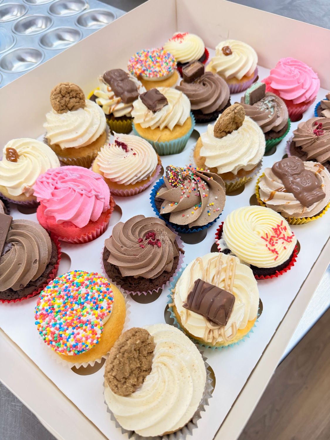 Variety Box Of Cupcakes