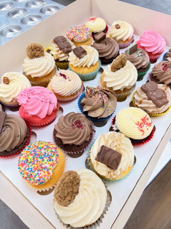 Variety Box Of Cupcakes