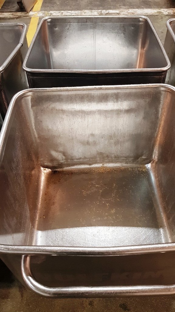 LOT 380 SS TOTE BINS
