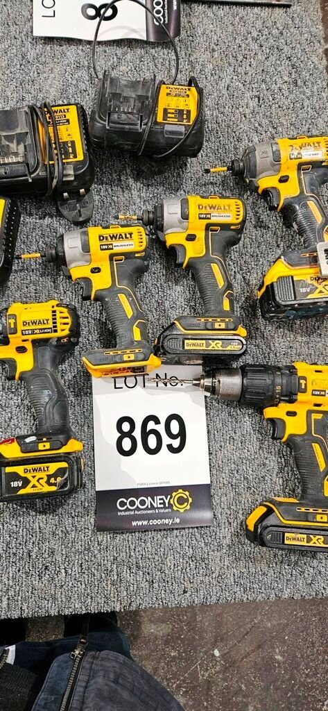 LOT 869 -  Battery Drills