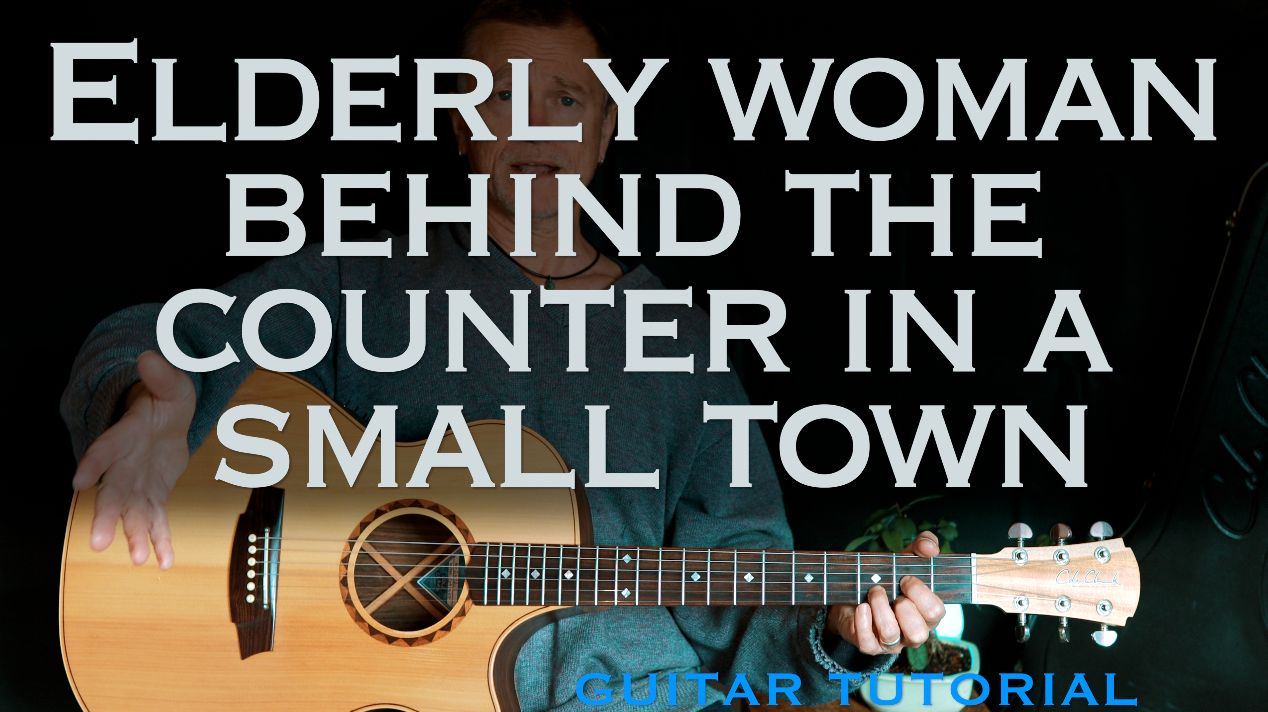 Elderly woman behind the counter in a small town - Pearl Jam