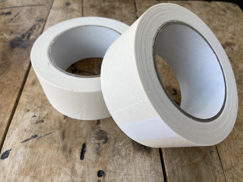 Self Adhesive White Paper Tape 48mm