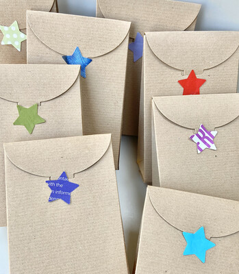 Handmade Star Confetti - Reclaimed Paper 10g pk