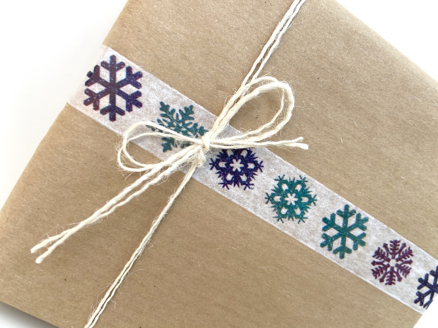 Frosty Snowflakes Paper Tape 15mm