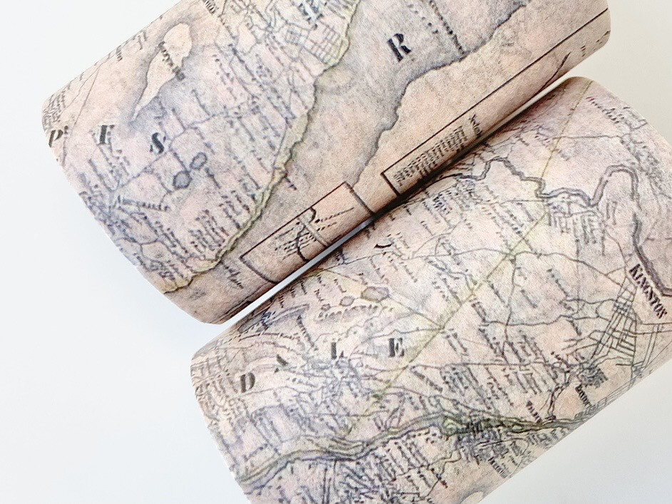 Vintage World Map Paper Tape 60mm