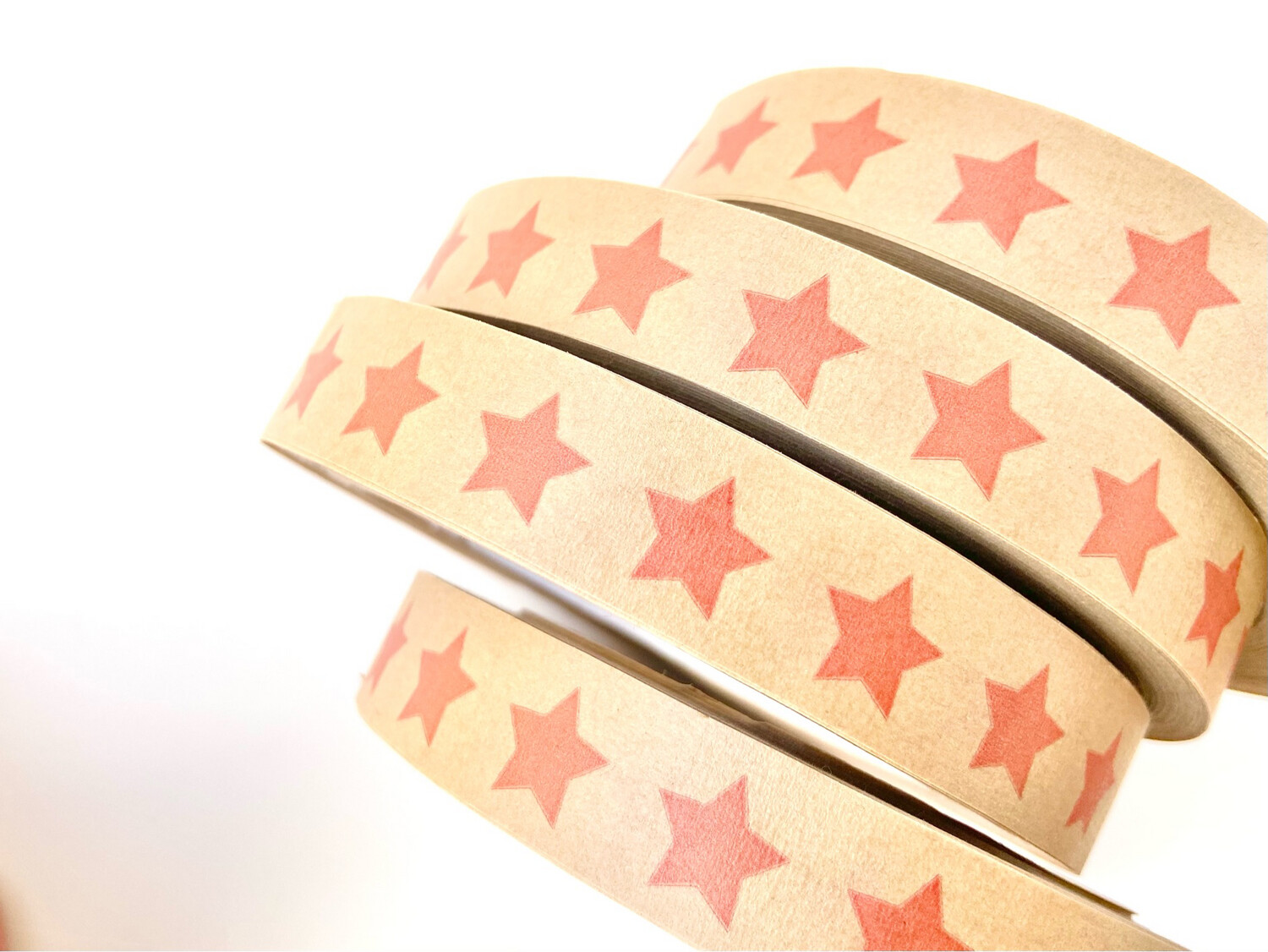 WONKY Red Star Paper Tape