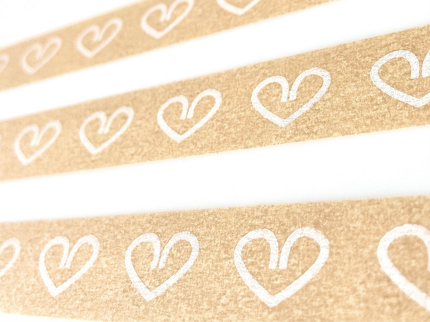 Big Heart - NATURALLY WRAPT Brown Paper Tape 18mm