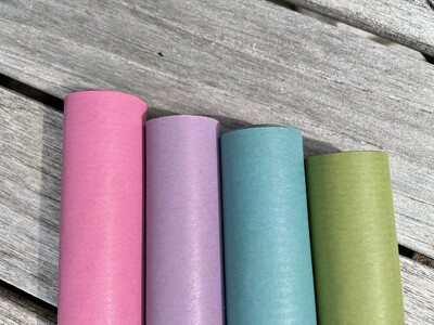 Coloured Recycled Kraft Wrapping Paper 50cm x 5m 50gsm