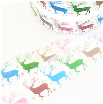 Standing Stags Paper Tape 15mm