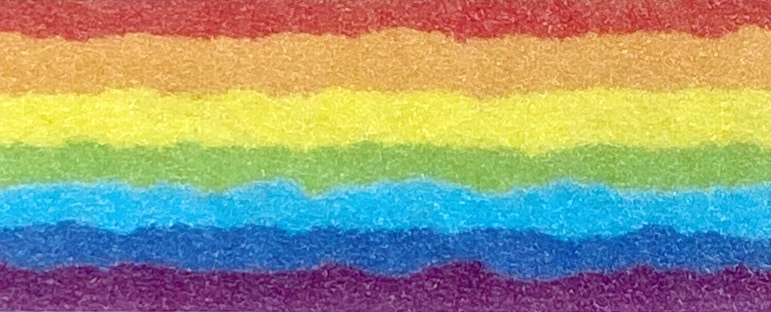 Rainbow Pride Paper Tape 15mm