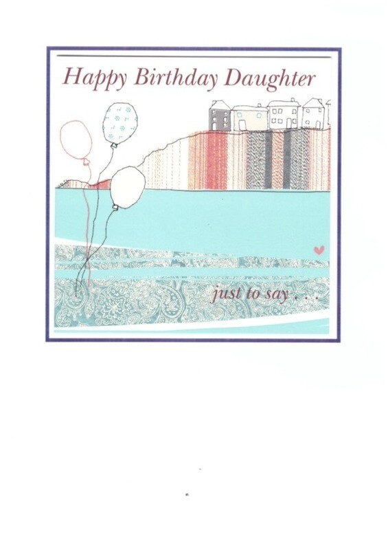 Happy Birthday Daughter card-journal