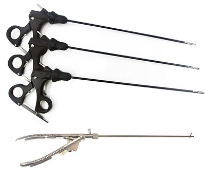 Laparoscopic Hand Instruments Set Forceps Grasper, Scissors & Needle Holder (4 pieces Minimum)