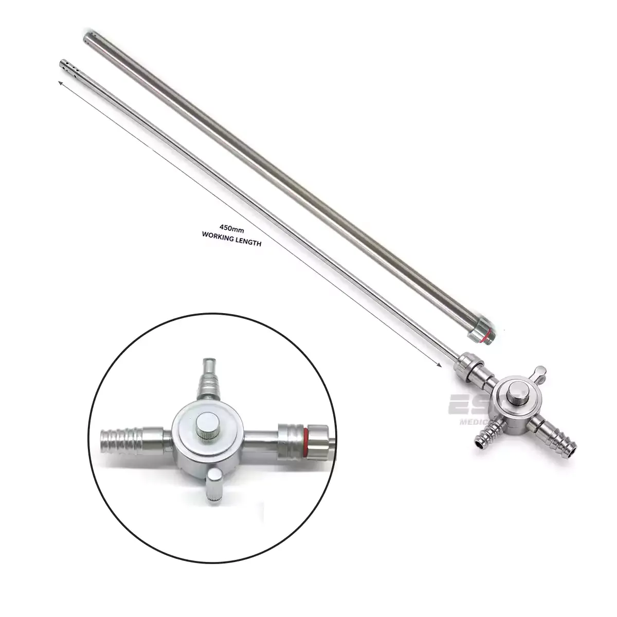 Bariatric Suction and Irrigation Tube with Handle